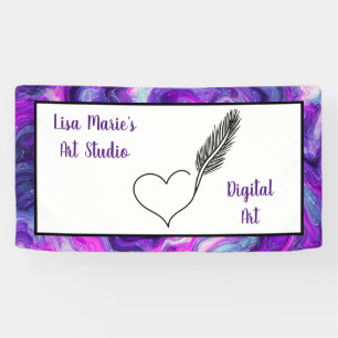 Bannière d'art personnalisée pour spectacles d'art