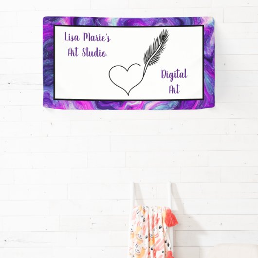 Bannière d'art personnalisée pour spectacles d'art (Insitu)