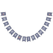 Bannière d'astronaute pour l'espace d'anniversaire (Tout)