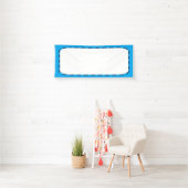 Bannière de 2,5 po x 6 po do-it-yourself Modèle Aj (En situation)