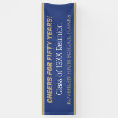 Bannière de 2 mètres ! Modifiez l'année ! Bannière (Vertical)