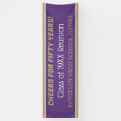 Bannière de 2 mètres ! Modifiez l'année ! Bannière (Vertical)