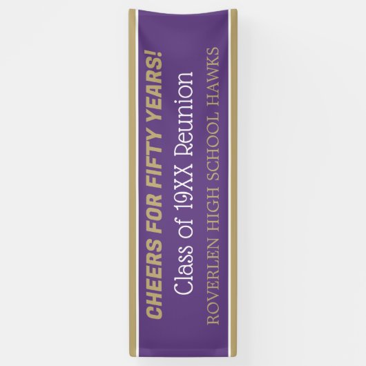 Bannière de 2 mètres ! Modifiez l'année ! Bannière (Vertical)