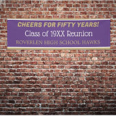 Bannière de 2 mètres ! Modifiez l'année ! Bannière