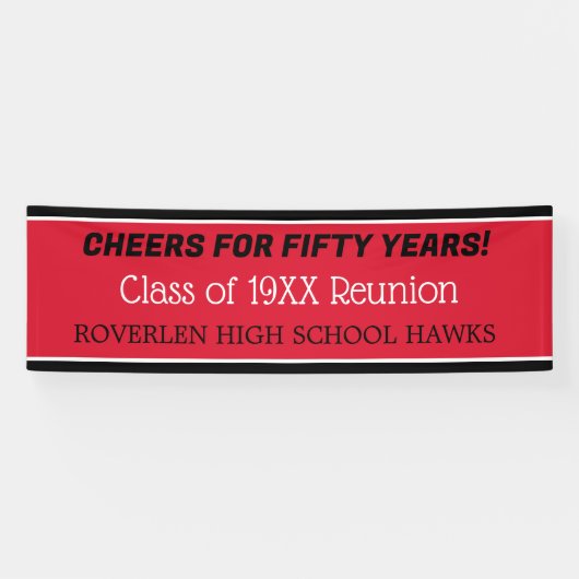 Bannière de 2 mètres ! Modifiez l'année ! Bannière (Horizontal)