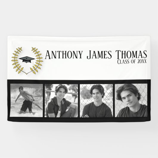 Bannière de 3e année casquette et Feuille 3 x 5 ' (Horizontal)