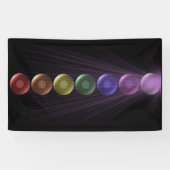 Bannière de 7 Chakra (Horizontal)
