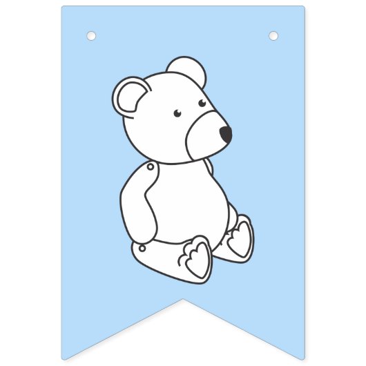 Bannière de baby shower - créatures de région (Premier drapeau)