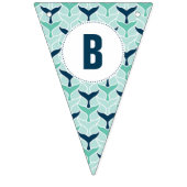Bannière de baby shower de baleine bleue (Troisième drapeau)