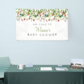 Bannière de Baby shower fleur sauvage Boho (Salon professionnel)