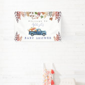 Bannière de Baby shower petit garçon Citrouille (Insitu)