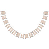 Bannière de Baby shower Rustique en bois rose (Tout)