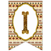 Bannière de Baby shower tribal (Troisième drapeau)