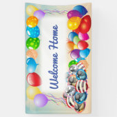 Bannière de ballons de bienvenue festive (Vertical)