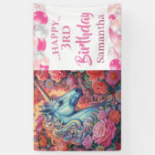 Bannière de ballons magiques Unicorn (Vertical)