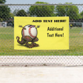 Bannière de baseball Beast (En situation)