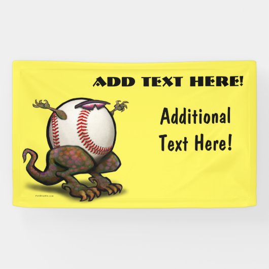 Bannière de baseball Beast (Horizontal)