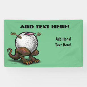 Bannière de bête de golf