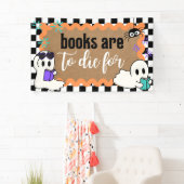 Bannière de bibliothèque de classe sur le thème d' (En situation)