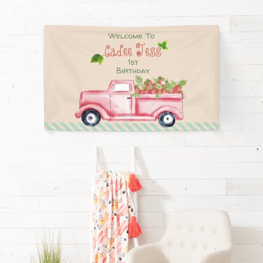 Bannière de bienvenue (En situation)