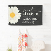 Bannière de bienvenue 16e anniversaire de Daisy (En situation)