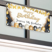 Bannière de bienvenue d'anniversaire personnalisée (Bâtiment extérieur)