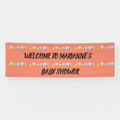 Bannière de Bienvenue de Chouette de Bébé Look Who (Horizontal)