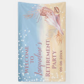 Bannière de bienvenue de la fête côtière de Retire (Vertical)