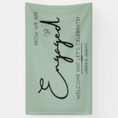 Bannière de bienvenue de la partie d'engagement sa (Vertical)