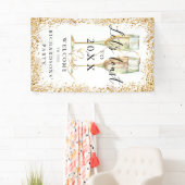 Bannière de bienvenue de la Parties scintillant Go (En situation)