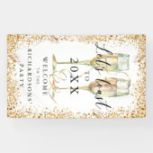 Bannière de bienvenue de la Parties scintillant Go (Horizontal)