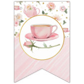 Bannière de bienvenue du Baby shower Tea Party (Deuxième drapeau)