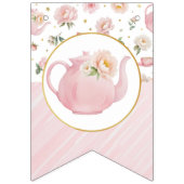 Bannière de bienvenue du Baby shower Tea Party (Premier drapeau)