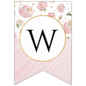 Bannière de bienvenue du Baby shower Tea Party (Troisième drapeau)