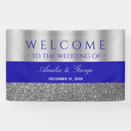 Bannière de bienvenue du mariage (Horizontal)