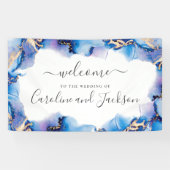 Bannière de bienvenue du Mariage de calligraphie a (Horizontal)