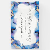 Bannière de bienvenue du Mariage de calligraphie a (Vertical)