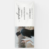 Bannière de bienvenue du script de calligraphie ph (Vertical)