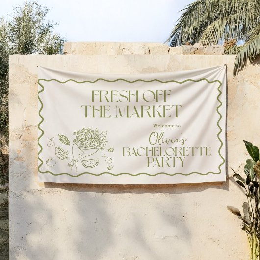 Bannière de bienvenue Fresh Off the Market