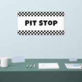 Bannière de bienvenue Pit Stop Party | Anniversair (Salon professionnel)