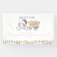 Bannière de bienvenue pour Baby Shower au thème Hé