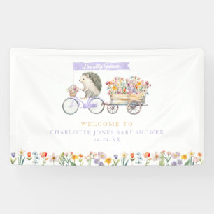 Bannière de bienvenue pour Baby Shower au thème Hé
