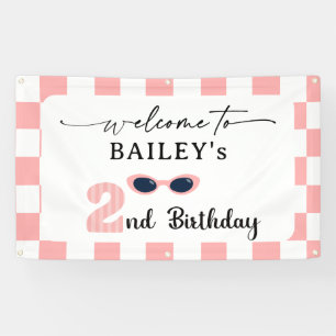 Bannière de bienvenue pour les 2 ans Too Cool