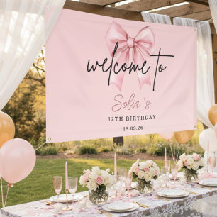 🎀 Bannière de bienvenue pour une fête d'anniversa