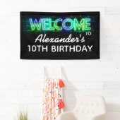 Bannière de bienvenue sur le thème de Neon (En situation)