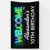 Bannière de bienvenue sur le thème de Neon (Vertical)