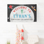 Bannière de bienvenue Vinyl pour l'anniversaire de (En situation)