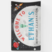 Bannière de bienvenue Vinyl pour l'anniversaire de (Vertical)