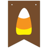 Bannière de bouquet d'anniversaire Halloween Candy (Premier drapeau)