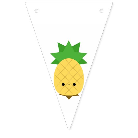 Bannière de brassage triangulaire en ananas doux (Premier drapeau)